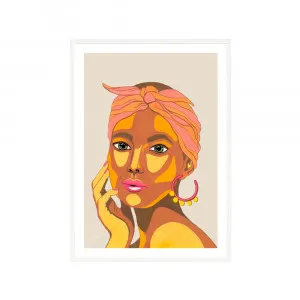 They call me Lola in Ivory Fine Art Print | FRAMED White Boxed Frame A3 (29.7cm x 42cm) With White Border by Luxe Mirrors, a Artwork & Wall Decor for sale on Style Sourcebook