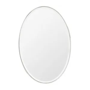 Lolita 90cm Oval Mirror - Silver by Interior Secrets - AfterPay Available by Interior Secrets, a Mirrors for sale on Style Sourcebook