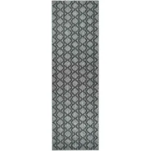 Pacific No.9892 Indoor / Outdoor Runner Rug, 230x66cm, Grey / Black by Austex International, a Outdoor Rugs for sale on Style Sourcebook