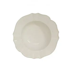 Vienna Stoneware Soup Bowl, Off White by French Country Collection, a Bowls for sale on Style Sourcebook