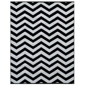 Chatai Chevron Reversible Outdoor Rug, 150x240cm by Artisan Decor, a Outdoor Rugs for sale on Style Sourcebook