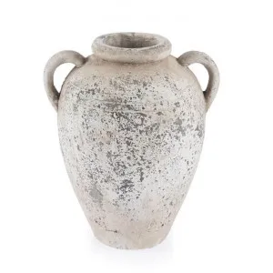 Stetson Ceramic Urn Vase, Small, Antique White by Casa Uno, a Vases & Jars for sale on Style Sourcebook