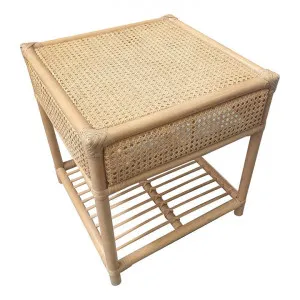 Norfolk Rattan Side Table, Natural by ETC, a Bedside Tables for sale on Style Sourcebook