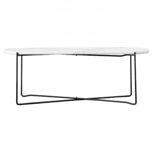 Bettis Coffee Table, 100cm, White Marble Effect by Casa Bella, a Coffee Table for sale on Style Sourcebook