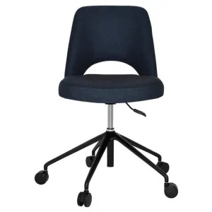 Albury Commercial Grade Gravity Fabric Gas Lift Office Chair, V2, Navy / Black by Eagle Furn, a Chairs for sale on Style Sourcebook