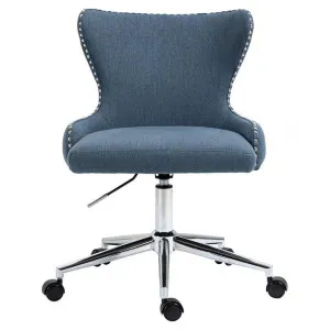Anemoi Fabric Gas Lift Office Chair, French Blue by Charming Living, a Chairs for sale on Style Sourcebook