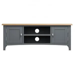 Mannford Wooden 2 Door TV Unit, 120cm, Grey by Krendler Furniture, a Entertainment Units & TV Stands for sale on Style Sourcebook
