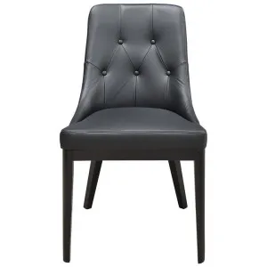 Lucida Leather Dining Chair, Black by Dodicci, a Dining Chairs for sale on Style Sourcebook