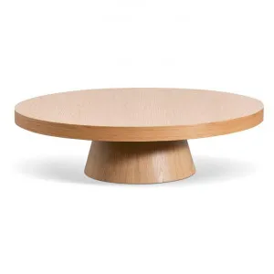 Desio Wooden Round Coffee Table, 110cm, Natural by Conception Living, a Coffee Table for sale on Style Sourcebook