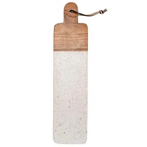 Sarella Terrazzo & Timber Long Paddle Serving Board by Casa Uno, a Platters & Serving Boards for sale on Style Sourcebook