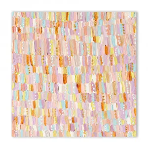 Sun Shower, Pastel Colour, By Bri Chelman by Gioia Wall Art, a Aboriginal Art for sale on Style Sourcebook
