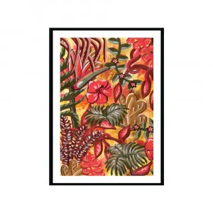 The Remarkable Garden 1 Fine Art Print | FRAMED Black Boxed Frame A3 (29.7cm x 42cm) With White Border by Luxe Mirrors, a Artwork & Wall Decor for sale on Style Sourcebook