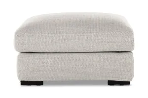 Long Beach Coastal Ottoman, Light Grey, by Lounge Lovers by Lounge Lovers, a Ottomans for sale on Style Sourcebook