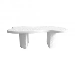 Lazarro Coffee Table White by James Lane, a Coffee Table for sale on Style Sourcebook