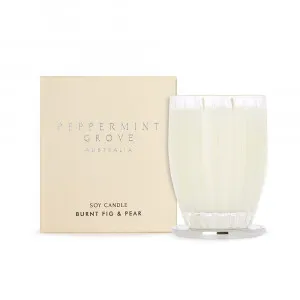 Peppermint Grove Burnt Fig & Pear Large Soy Candles 370g by James Lane, a Candles for sale on Style Sourcebook