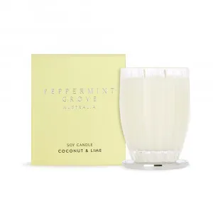 Peppermint Grove Coconut & Lime Large Soy Candles 370g by James Lane, a Candles for sale on Style Sourcebook