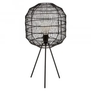 Pera Rattan Table Lamp by James Lane, a Lighting for sale on Style Sourcebook