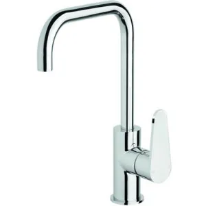 Alor Squareline Sink Mixer 160mm Spout 4Star | Made From Brass In Chrome Finish By Raymor by Raymor, a Kitchen Taps & Mixers for sale on Style Sourcebook