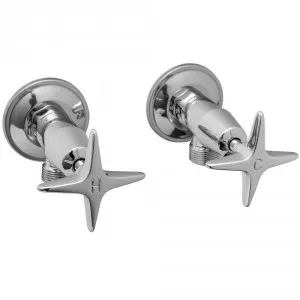 Atlanta Washing Machine Cocks (Pair) | Made From Brass In Chrome Finish By Raymor by Raymor, a Laundry Taps for sale on Style Sourcebook
