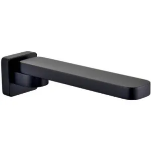 Sigma Bath Wall Swivel Spout 220mm Black | Made From Brass In Matte Black By Raymor by Raymor, a Bathroom Taps & Mixers for sale on Style Sourcebook