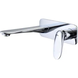 Slice Wall Basin/Bath Mixer Set 200mm Spout 5Star | Made From Brass In Chrome Finish By Raymor by Raymor, a Bathroom Taps & Mixers for sale on Style Sourcebook