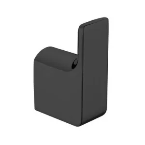 Edge II Robe Hook Black | Made From Brass In Matte Black By Raymor by Raymor, a Shelves & Hooks for sale on Style Sourcebook