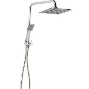 Winton Compact Dual Square Shower Head With Hand Held 3Star | Made From PVC/Brass/ABS In Chrome Finish By Raymor by Raymor, a Showers for sale on Style Sourcebook