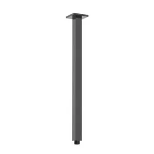 Shower Arm Ceiling Mount Straight Square Rail 450mm | Made From Brass In Black By Raymor by Raymor, a Showers for sale on Style Sourcebook