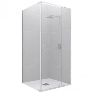 Trinidad Shower Screen (Only) 940mm X 940mm Chrome | Made From Glass In Chrome Finish By Raymor by Raymor, a Shower Screens & Enclosures for sale on Style Sourcebook