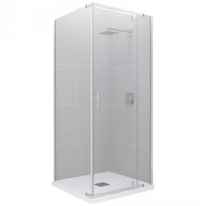 Trinidad Shower Screen (Only) 840mm X 840mm Chrome | Made From Glass In Chrome Finish By Raymor by Raymor, a Shower Screens & Enclosures for sale on Style Sourcebook