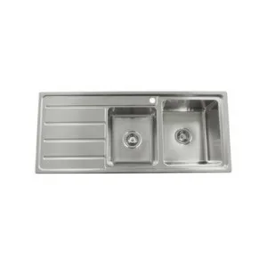 Projix 1 & 3/4 Right Hand Bowl Kitchen Sink 1Th | Made From Stainless Steel | 28L/19L By Raymor by Raymor, a Kitchen Sinks for sale on Style Sourcebook
