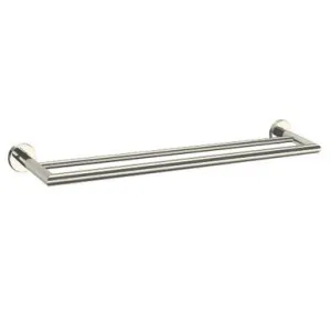 Boston II Towel Rail Double 650mm | Made From Brass In Brushed Nickel By Raymor by Raymor, a Towel Rails for sale on Style Sourcebook