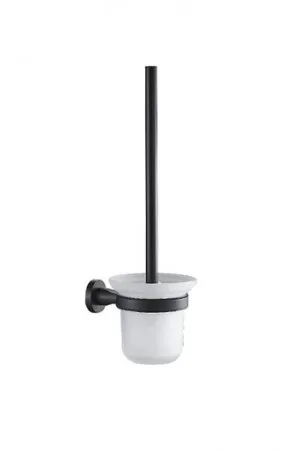 Projix Toilet Brush & Holder | Made From Stainless Steel/Glass/Zinc In Black By Raymor by Raymor, a Toilet Brushes & Sets for sale on Style Sourcebook