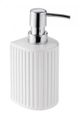 Mosman Soap Dispenser | Made From Ceramic In White By Raymor by Raymor, a Soap Dishes & Dispensers for sale on Style Sourcebook