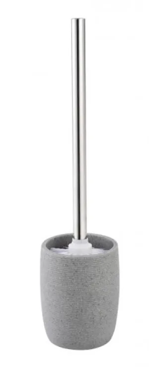 Ascot Toilet Brush & Holder Dark In Grey By Raymor by Raymor, a Toilet Brushes & Sets for sale on Style Sourcebook