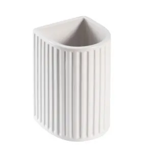 Mosman Tumbler Arch Ribbed | Made From Ceramic In White By Raymor by Raymor, a Soap Dishes & Dispensers for sale on Style Sourcebook