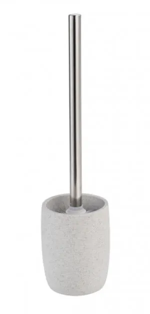 Ascot Toilet Brush & Holder Light In Grey By Raymor by Raymor, a Toilet Brushes & Sets for sale on Style Sourcebook