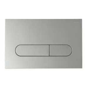 Wall Dual Flush Button Oval Chrome | Made From ABS In Silver/Chrome Finish By Raymor by Raymor, a Toilets & Bidets for sale on Style Sourcebook