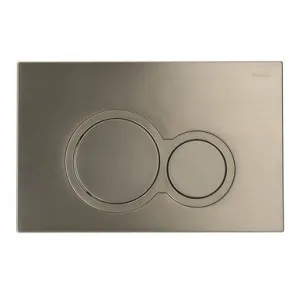 Wall Dual Flush Button Round | Made From ABS In Brushed Nickel By Raymor by Raymor, a Toilets & Bidets for sale on Style Sourcebook