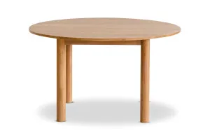 Ollie Round Dining Table, Oak Wood, by Lounge Lovers by Lounge Lovers, a Dining Tables for sale on Style Sourcebook