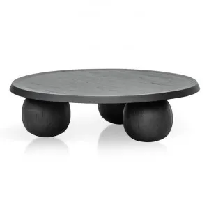 Maxine 100cm Elm Ball Coffee Table - Full Black by Interior Secrets - AfterPay Available by Interior Secrets, a Coffee Table for sale on Style Sourcebook