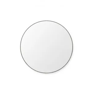 Flynn 50cm Round Mirror - Black by Interior Secrets - AfterPay Available by Interior Secrets, a Mirrors for sale on Style Sourcebook