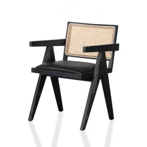 Castro Rattan Dining Chair - Black - Last One by Interior Secrets - AfterPay Available by Interior Secrets, a Dining Chairs for sale on Style Sourcebook