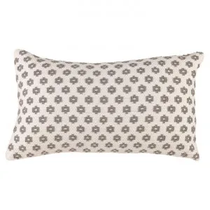 Accessorize Norah Cotton Lumbar Cushion, Grey by Accessorize Bedroom Collection, a Cushions, Decorative Pillows for sale on Style Sourcebook