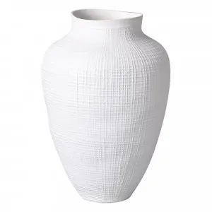 Cora Vase Large 27x41cm in White by OzDesignFurniture, a Vases & Jars for sale on Style Sourcebook