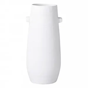 Thea Deco Vase Large 18x39cm in White by OzDesignFurniture, a Vases & Jars for sale on Style Sourcebook