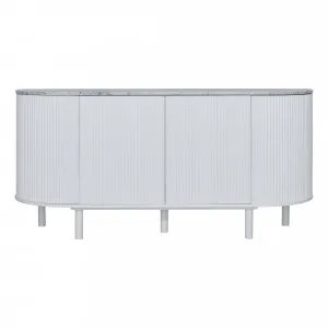 Fonda Buffet 180cm in White / Carrara Marble by OzDesignFurniture, a Sideboards, Buffets & Trolleys for sale on Style Sourcebook