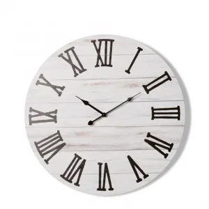 Sullivan Wall Clock White - 60cm x 5cm by James Lane, a Clocks for sale on Style Sourcebook