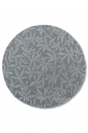 Laura Ashley Cleavers Dark Steel 080904 Round by Laura Ashley, a Contemporary Rugs for sale on Style Sourcebook