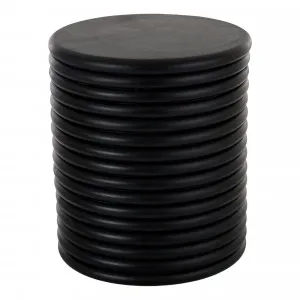 Ryker Decorative Stool in Black by OzDesignFurniture, a Stools for sale on Style Sourcebook